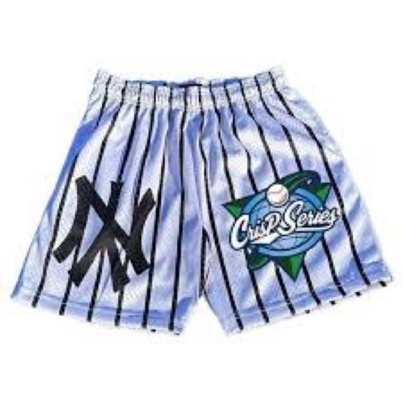 Crisp Series Men’s Black Pinstripe NY Baseball/Athletic Shorts| NEW/NIB!!⚾️🖤🏟️ - Picture 1 of 5